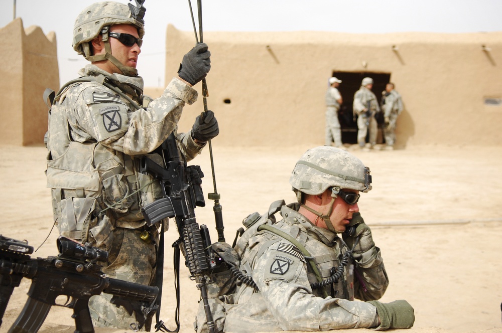 Searching for insurgents in Upper Dugmut
