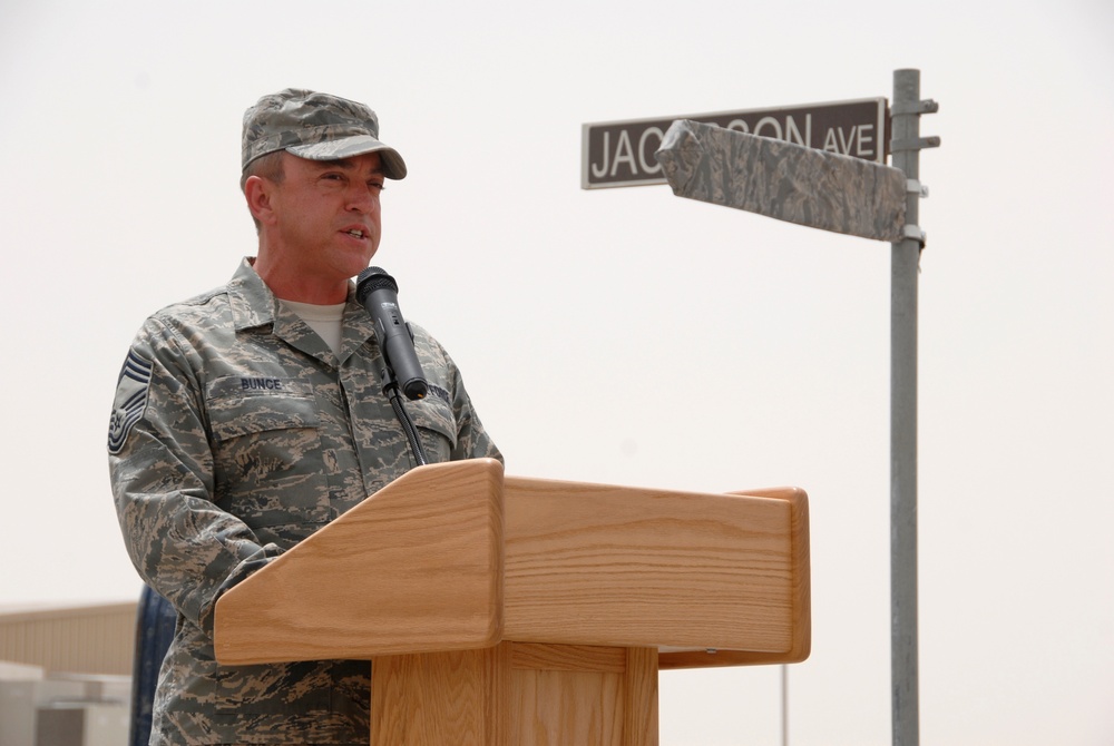 In His Honor: Street named for Airmen killed in action