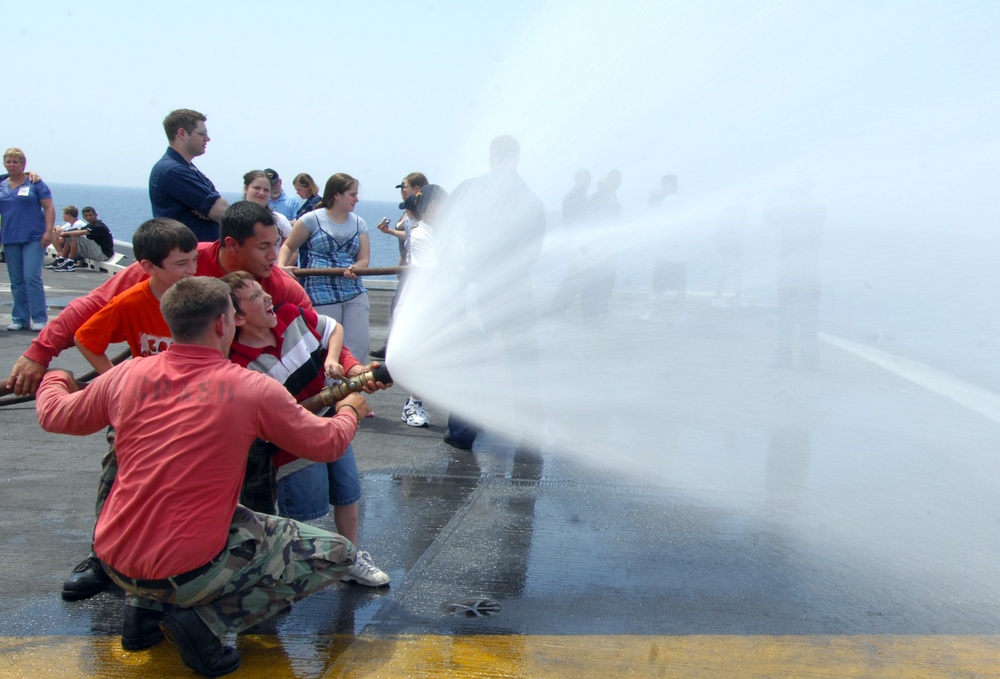 Firefighting demonstration