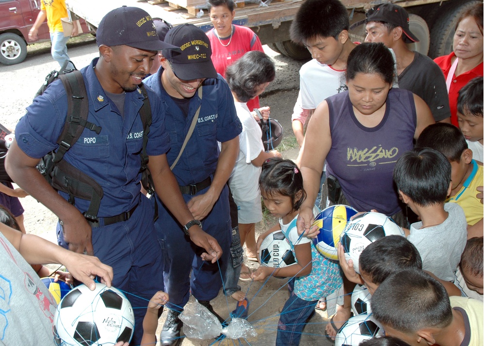 Community Relations Project at school in the Philippines