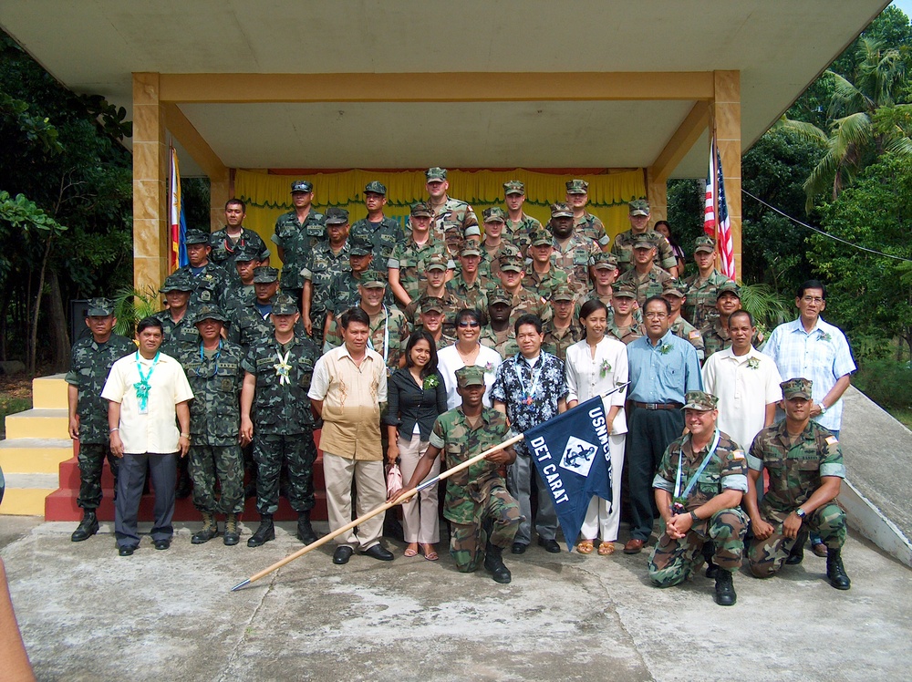 Seabees Finish Building School in the Philippines as Part of CARAT 2008