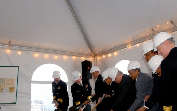Navy, local town official break ground for new housing development