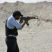 Marksmanship practice with Iraqi police