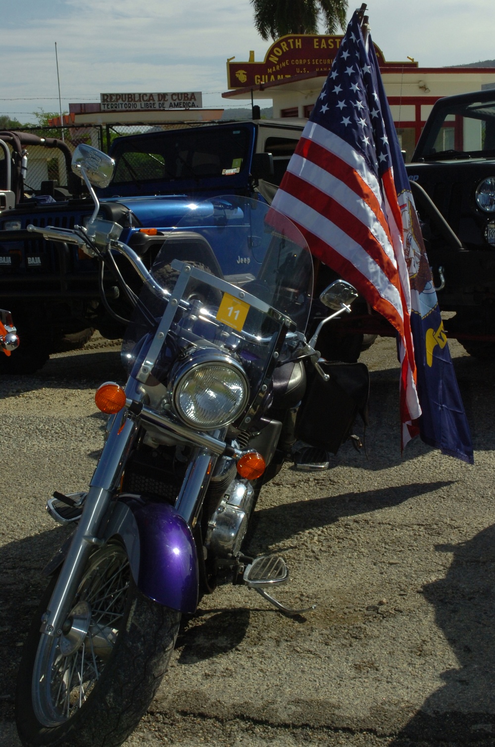 Motorcycle Jeep Ride
