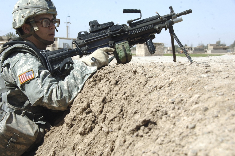 Patrolling the streets of Baghdad
