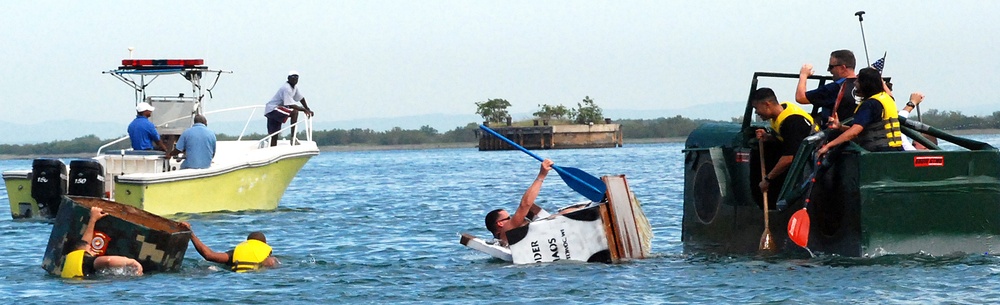 Cardboard Box Boat Regatta