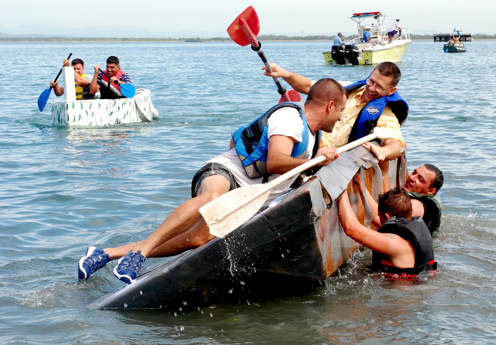 Cardboard Box Boat Regatta