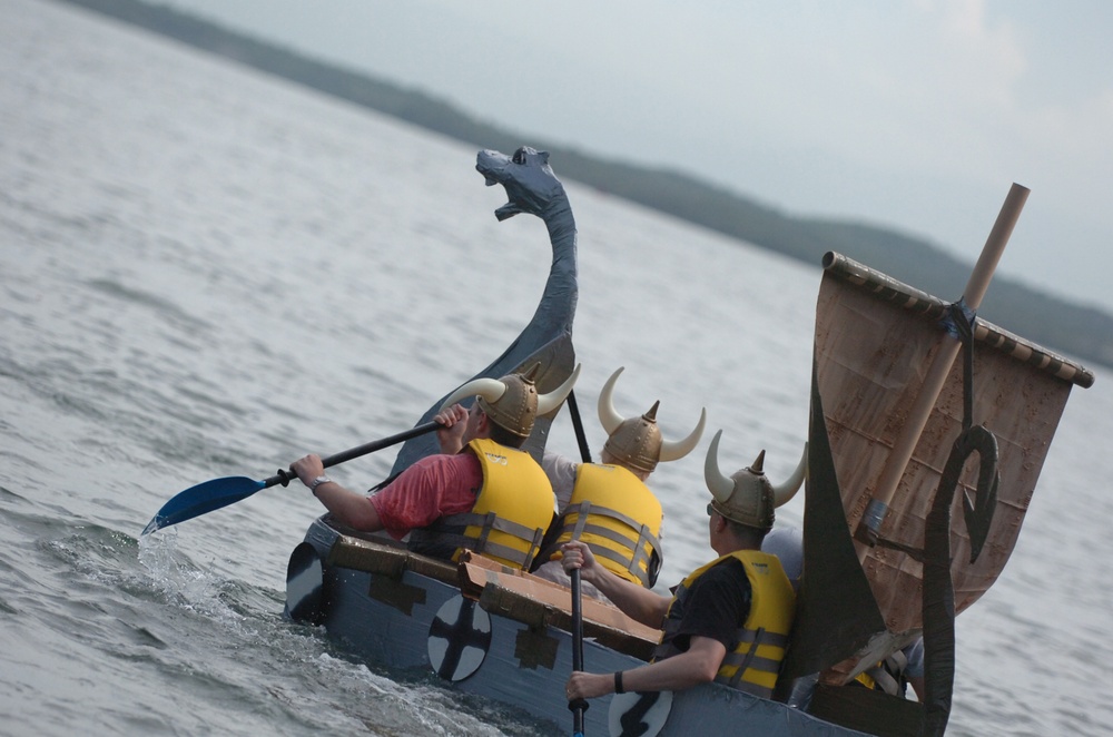 Cardboard Box Boat Regatta