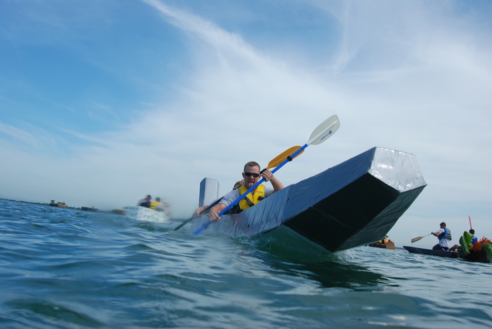 Cardboard Box Boat Regatta