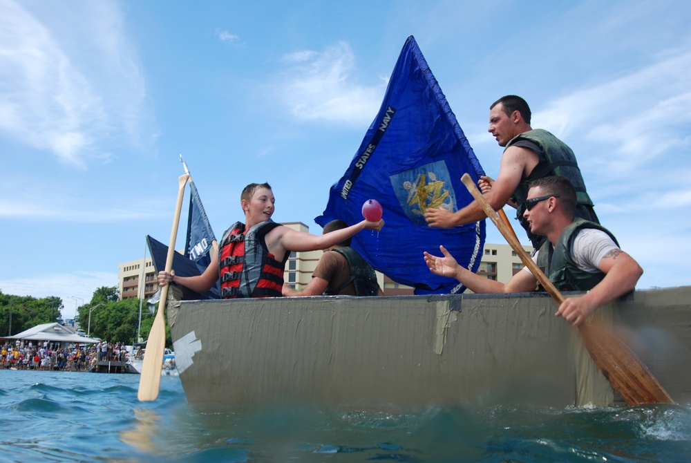 Cardboard Box Boat Regatta