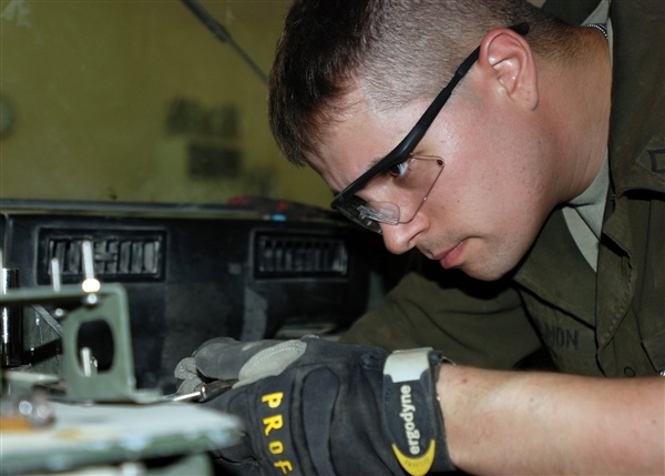 Wheeled-Vehicle Mechanic Keeps Soldiers Mobile