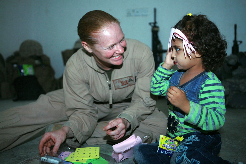 Combat Logistics Battalion-1 Marines train Sisters of Ferris