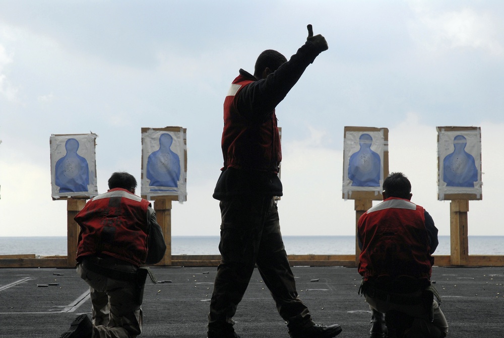 All-clear signal for life fire training