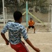 Iraqi Youth Receive Play Soccer