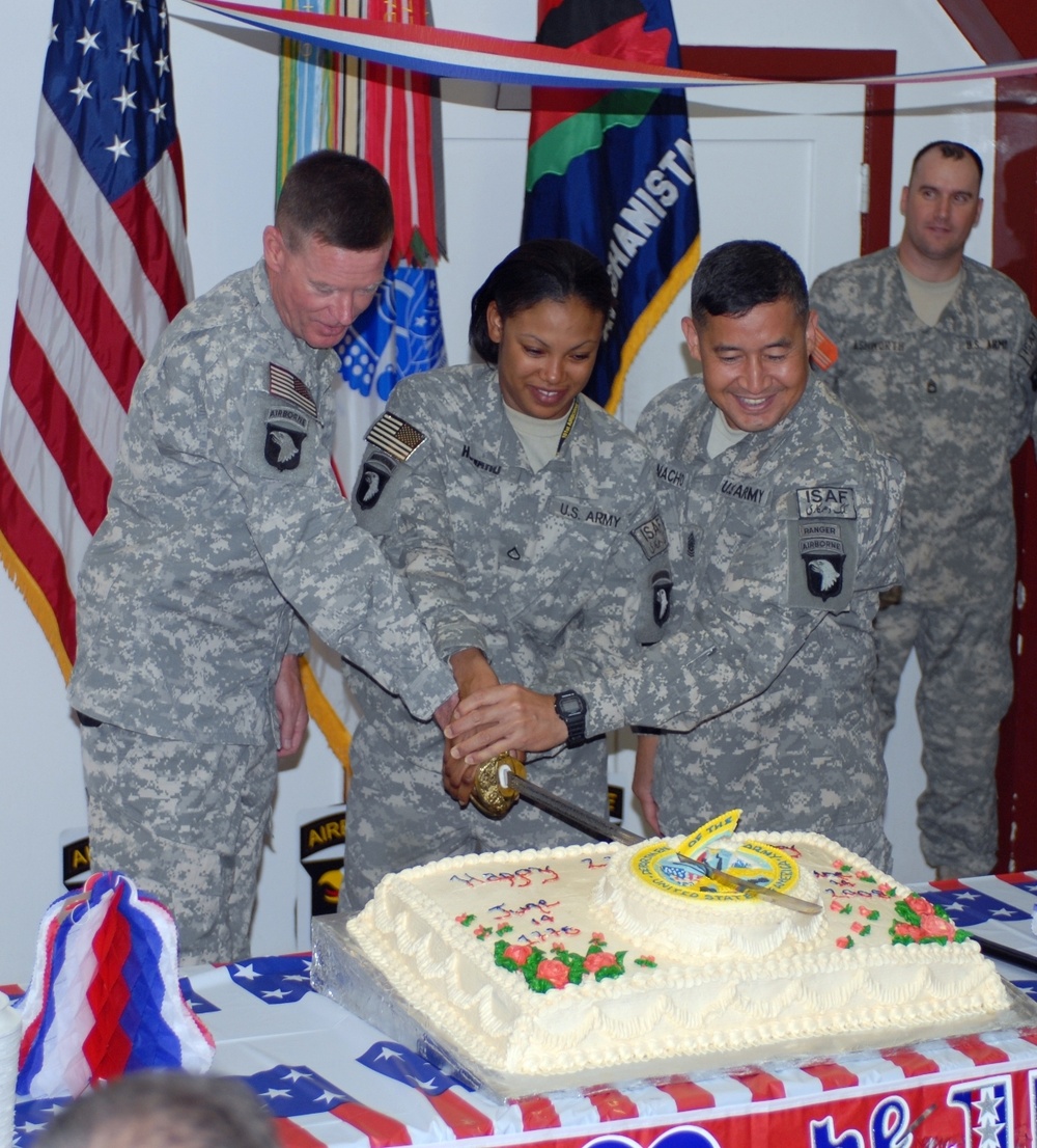 CJTF-101 celebrates Army's 233 years