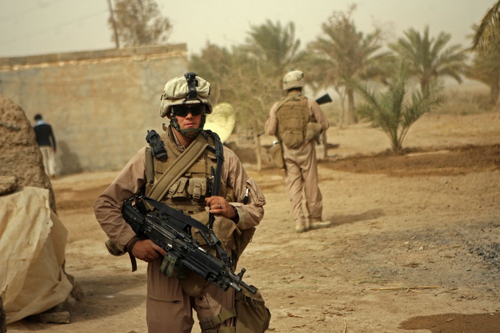 Lowered violence in Iraq gives hope to Marines, Iraqis