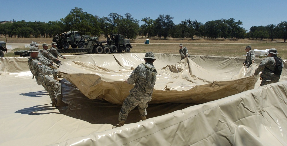 786th Sets Up Fuel Point on FOB Schoonover