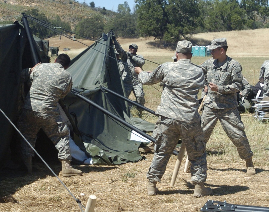 974th Sets Up Camp on FOB Ward