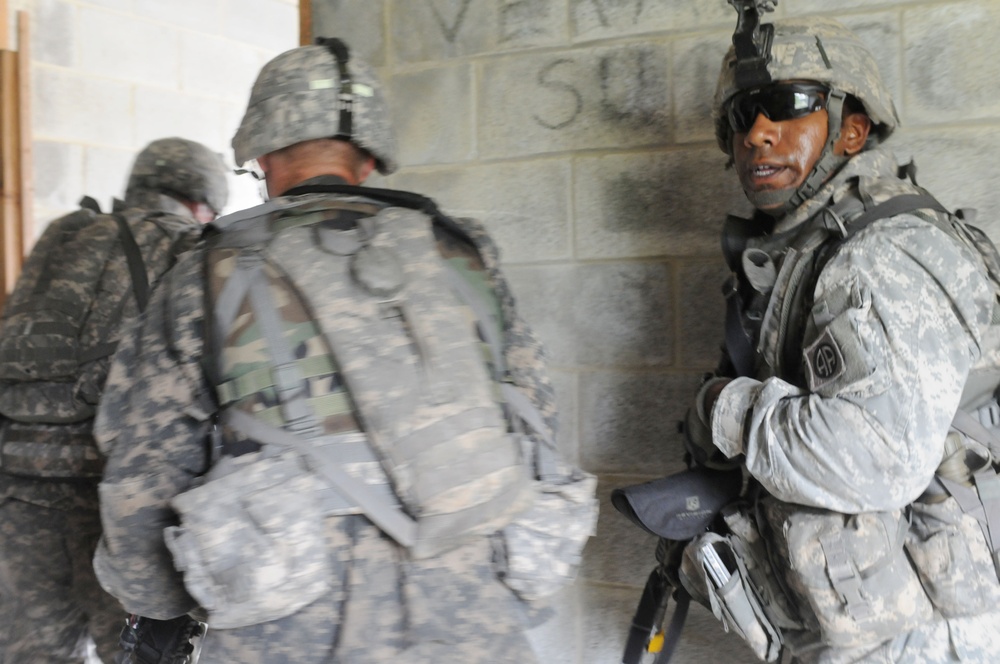 Artillery troopers make noise during exercise