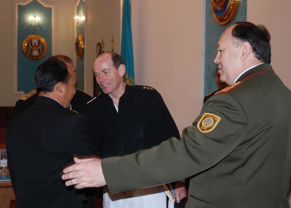 U.S. Naval Central Command leader visits Kazakhstan