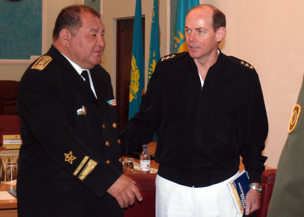 U.S. Naval Central Command leader visits Kazakhstan