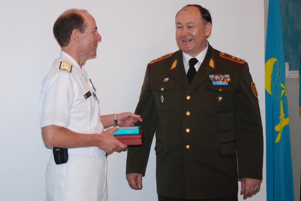 U.S. Naval Central Command leader visits Kazakhstan