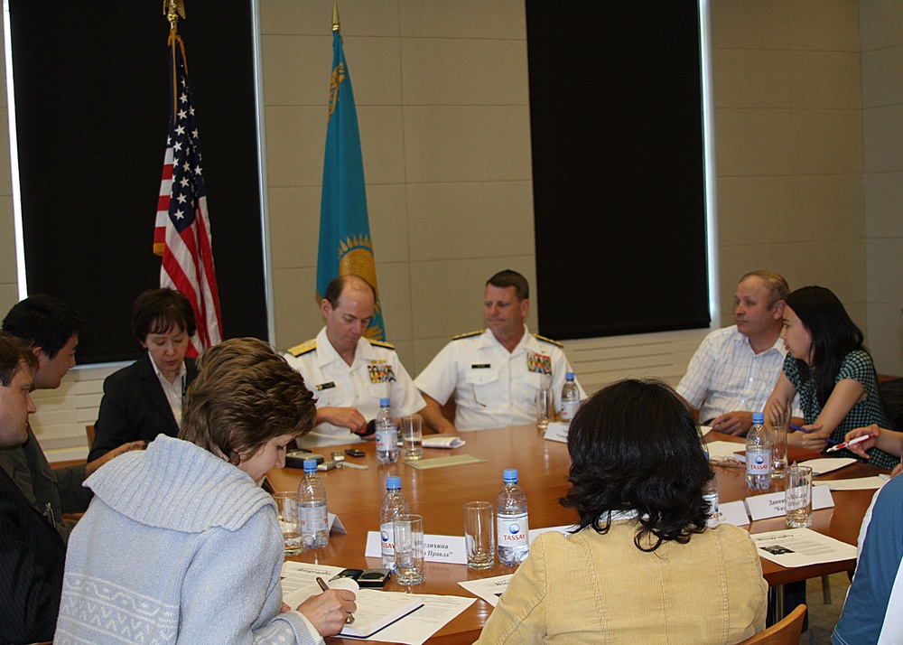 U.S. Naval Central Command leader visits Kazakhstan