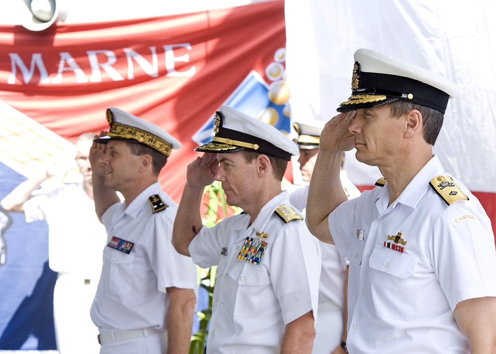 French Navy Hands Command of CTF 150 to Canada