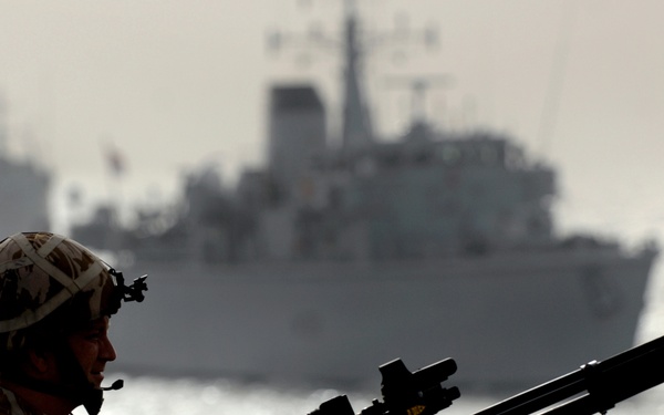 Coalition Forces Clear Mine Danger Area in Persian Gulf