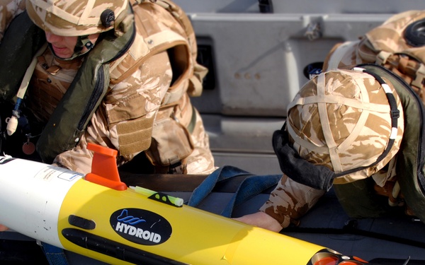 Coalition forces clear mine danger area in Persian Gulf