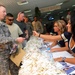 Rams cheerleaders meet troops in Qatar