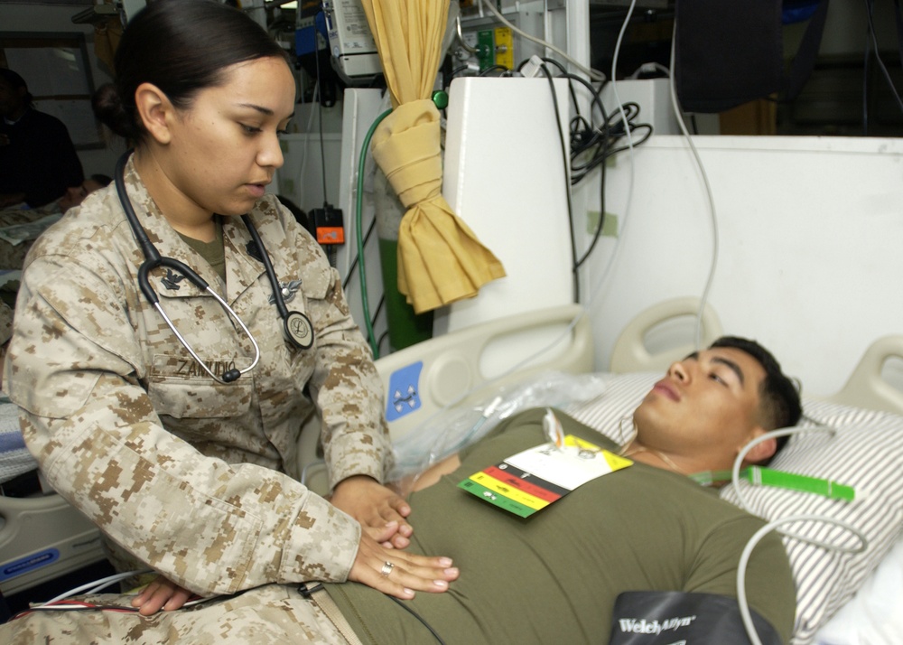 Training during the western pacific deployment