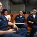 Sailors relax aboard USS Ronald Reagan