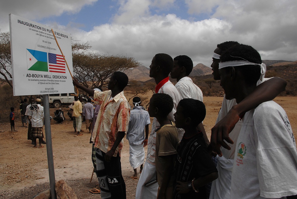 Well dedication ceremony in Ad Bouya