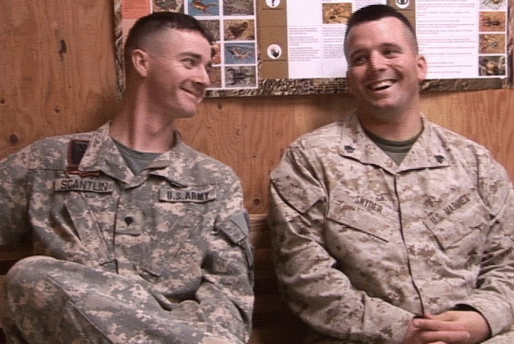 Family Reunites for Combat Reenlistment