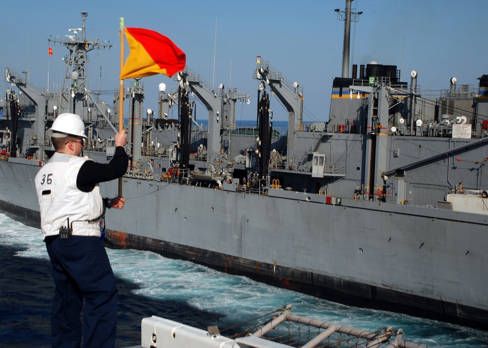 Waving the Oscar flag aboard USS Iwo Jima