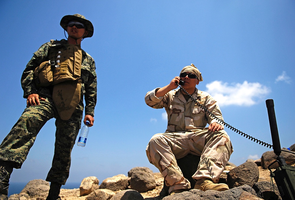 Target coordinates for exercise in Djibouti