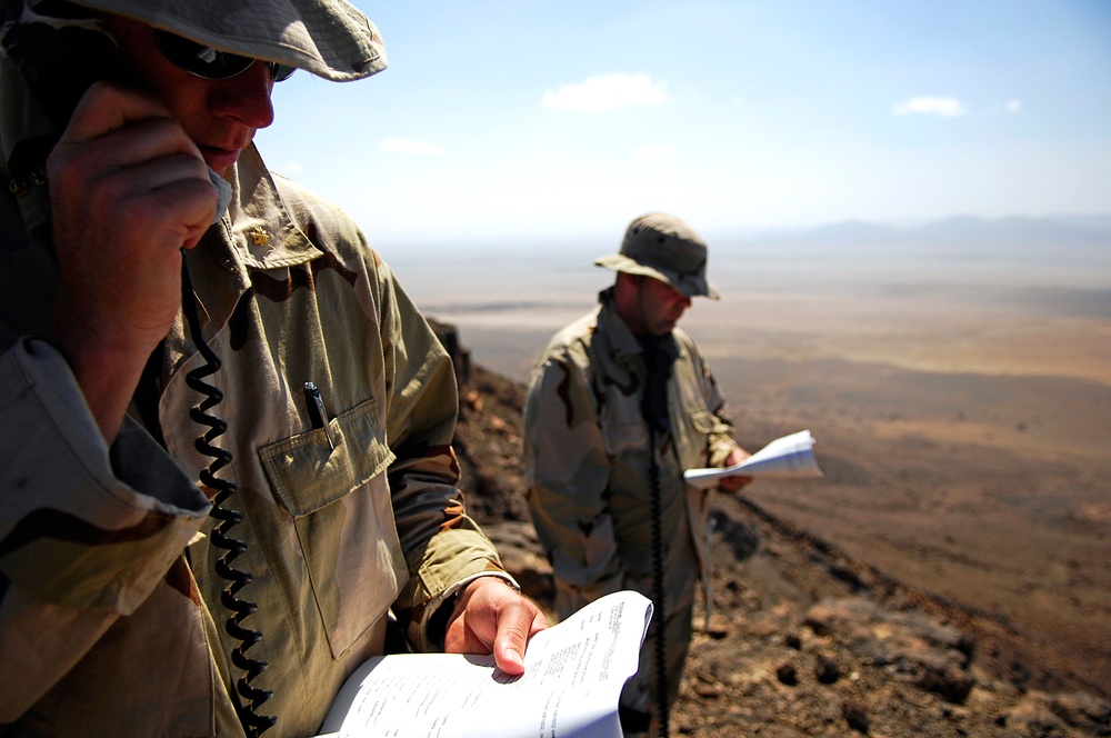 Target coordinates for exercise in Djibouti