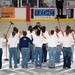 Swearing into the Navy at the Houston Aeros hockey game