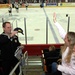 Swearing into the Navy at the Houston Aeros hockey game