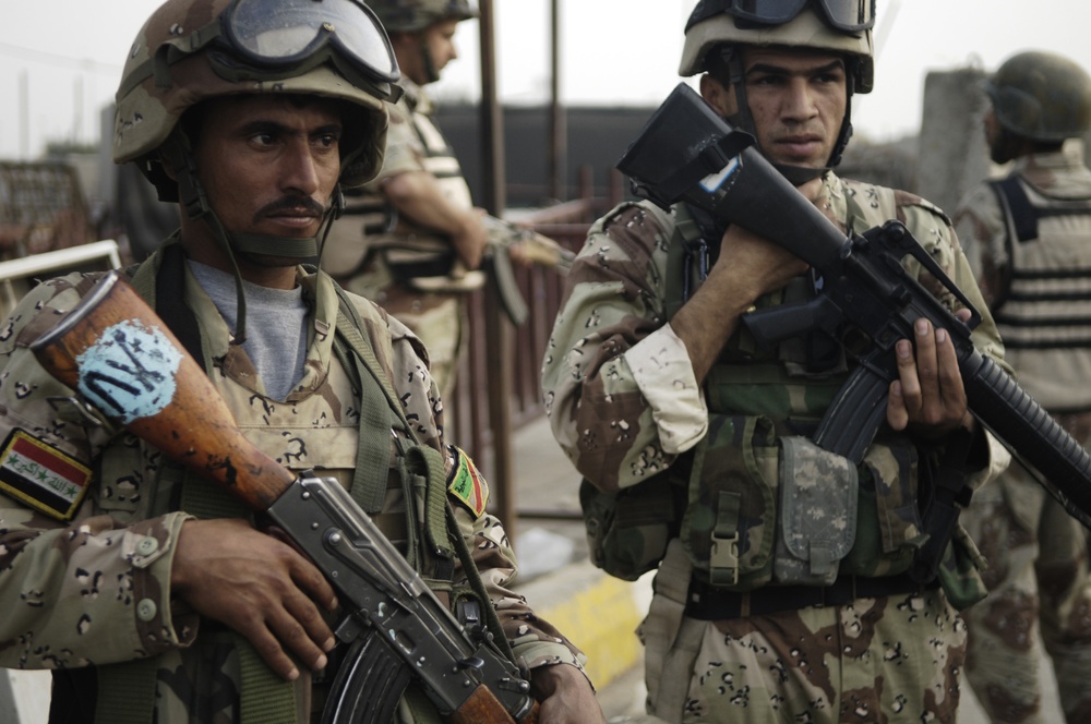 Security Check on Soldiers in the Sadr City District