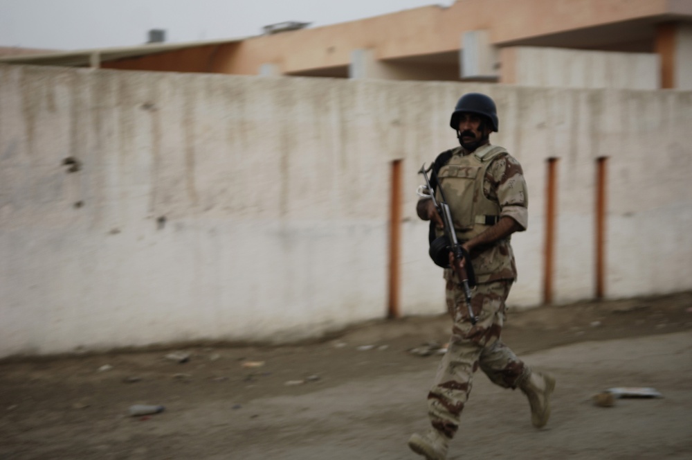 Security Check on Soldiers in the Sadr City District