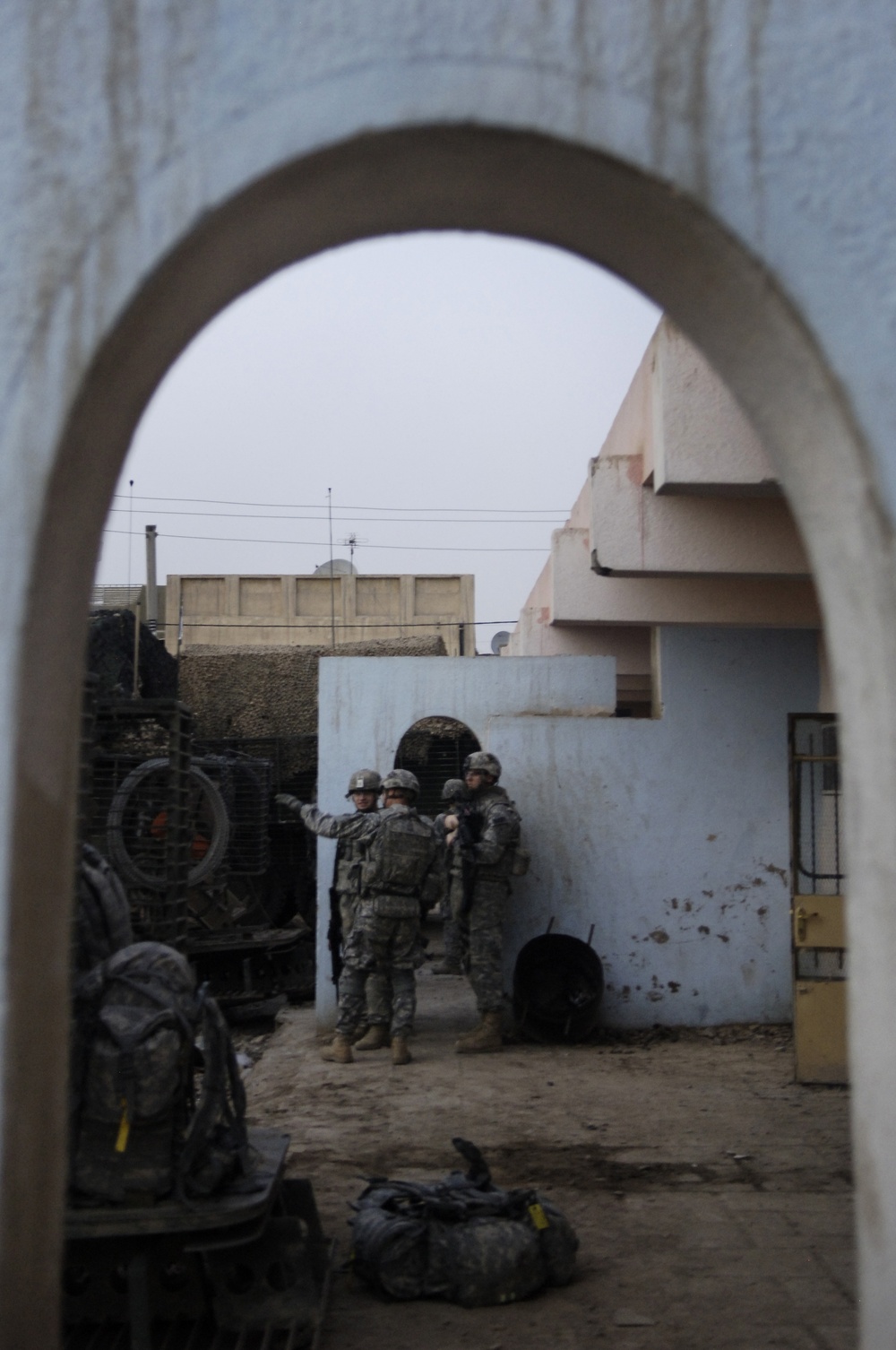 Security Check on Soldiers in the Sadr City District