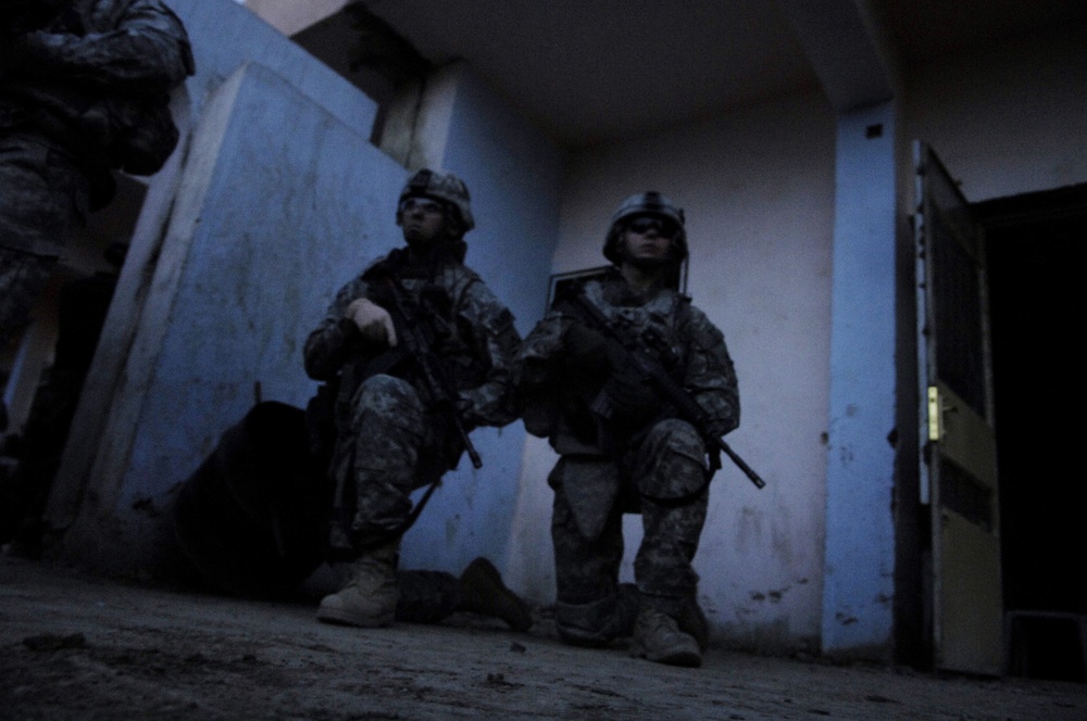 Security Check on Soldiers in the Sadr City District