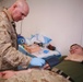 Service members rush to walking blood bank