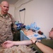 Service members rush to walking blood bank