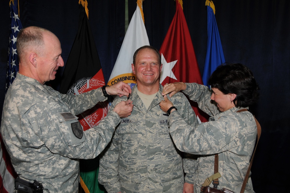 CAPTF commanding general receives second star while deployed to Afghanistan