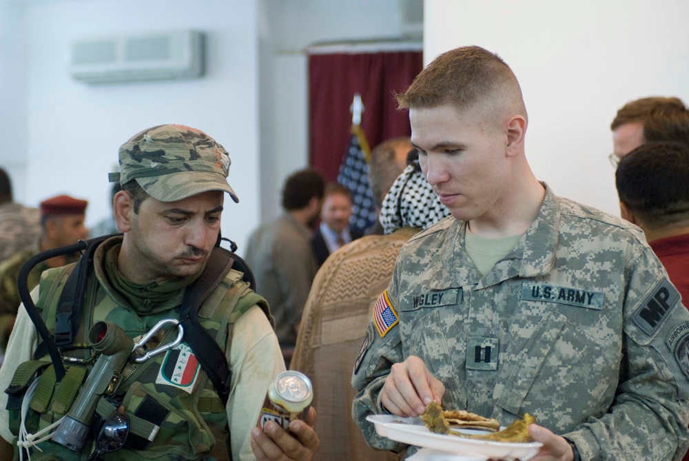 Iraqis bid farewell to 214th Fires Brigade Iraqis bid farewell to 214th Fires Brigade