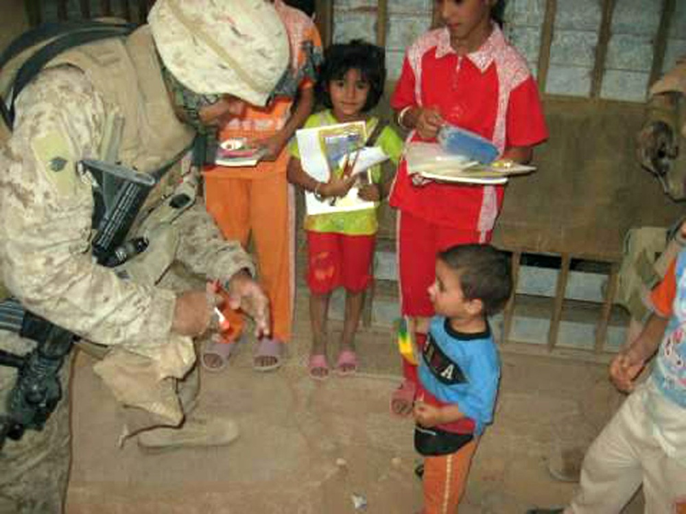 Wpns. Co., 2/24 provides school supplies, goods to local people
