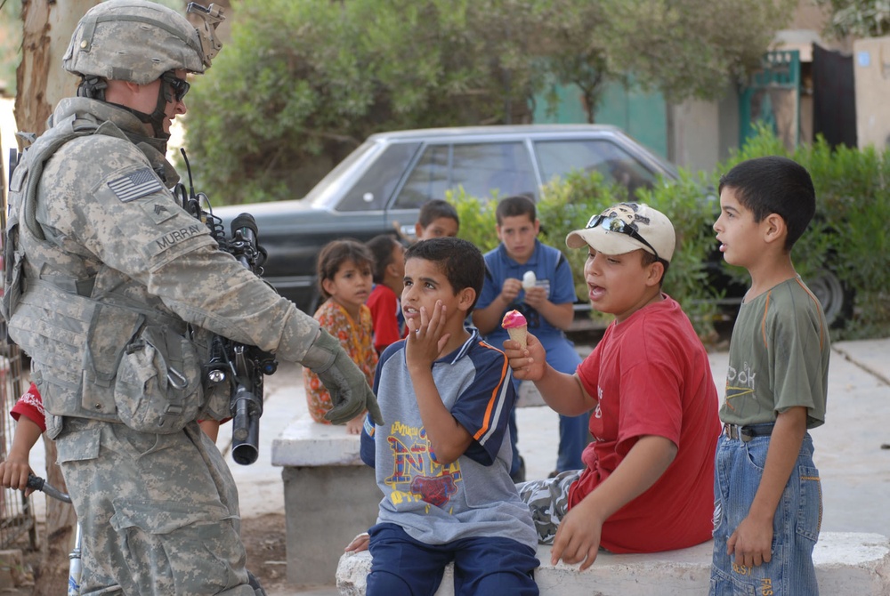 Creek Co. teaches importance of hydration, conducts joint patrol in Jaza'ir